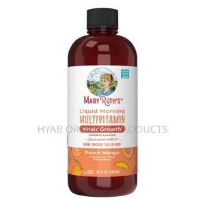 Mary Ruth Liquid Morning Multivitamin +Hairgrowth Peachmango 650 Ml