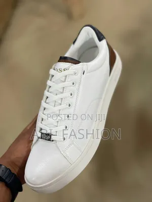 Boss Leather Pure Money Flat Shoe