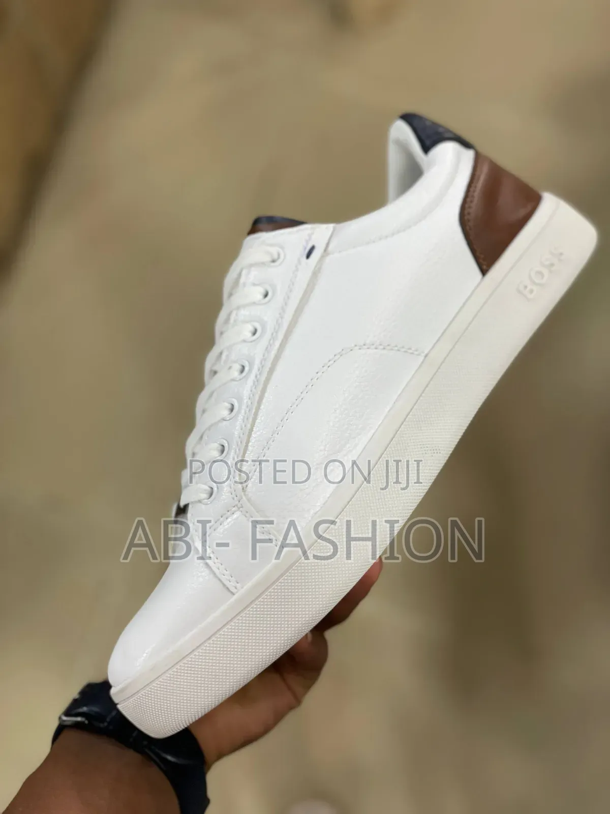 Boss Leather Pure Money Flat Shoe