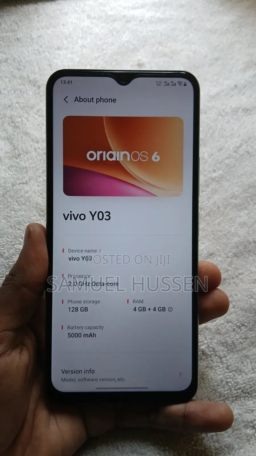Vivo Y03 128 GB Blue