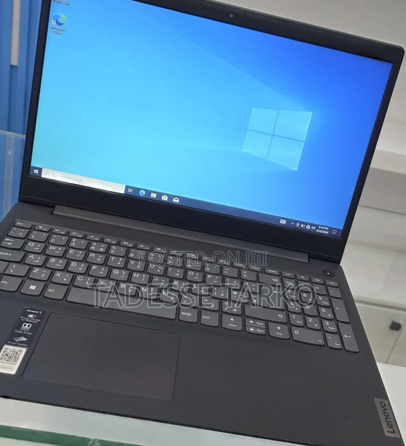 New Laptop Lenovo Ideapad 3 4GB Intel Celeron HDD 1T