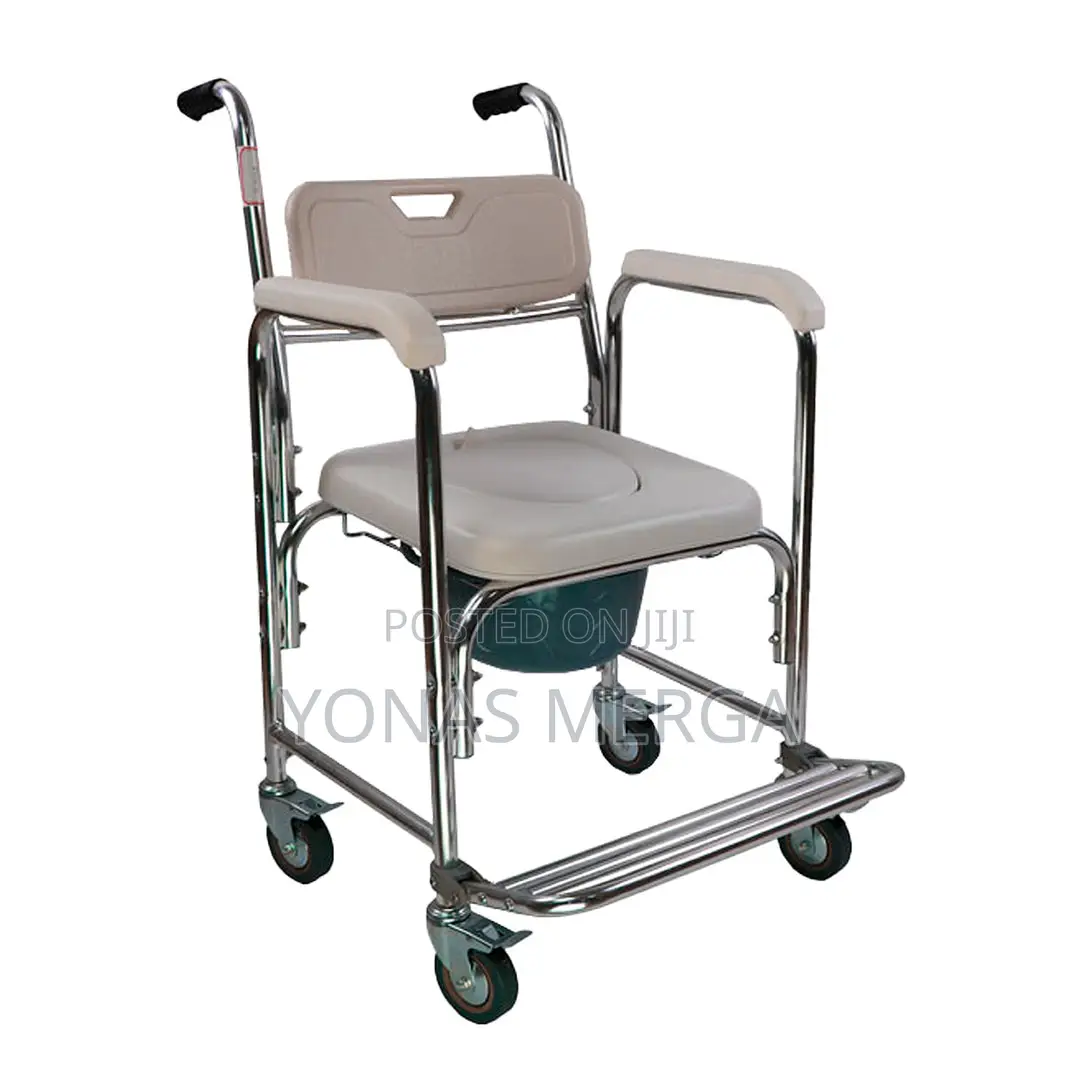 Toilet Chair/Wheelchairs覇埶with Wheels for Easy Transport | Handy Brand