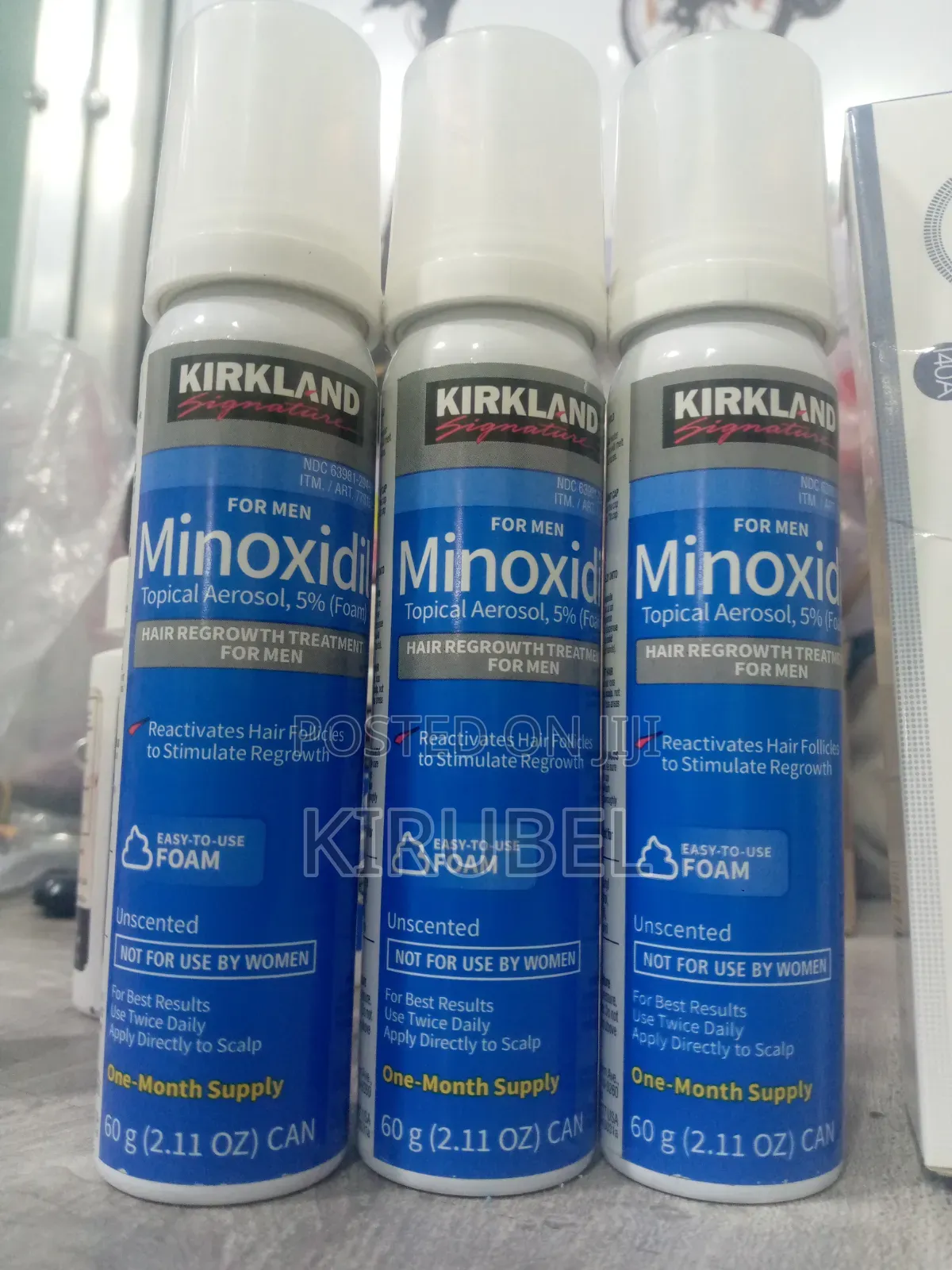 Foam Minoxidil ቀላል አጠቃቀም አመርቂ ውጤት።