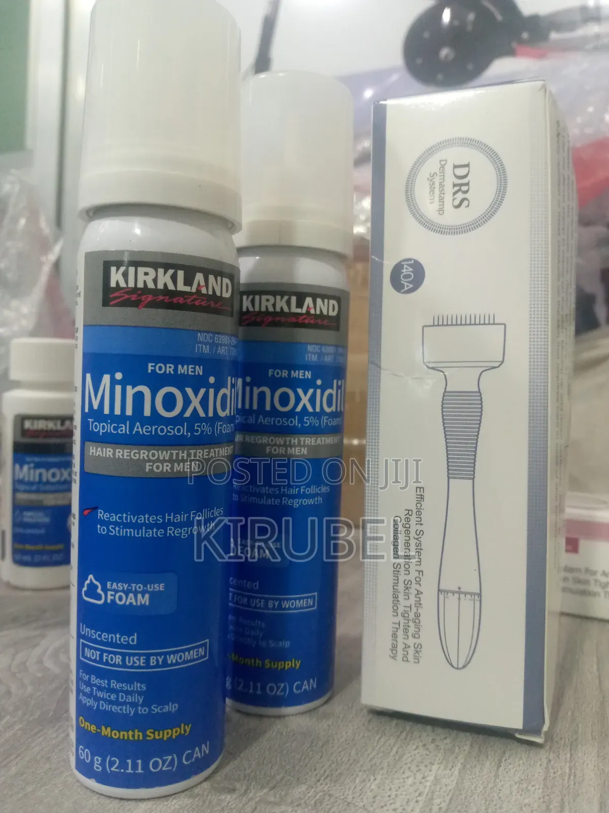 Foam Minoxidil የፀጉር ና የፂም ማብቀያ