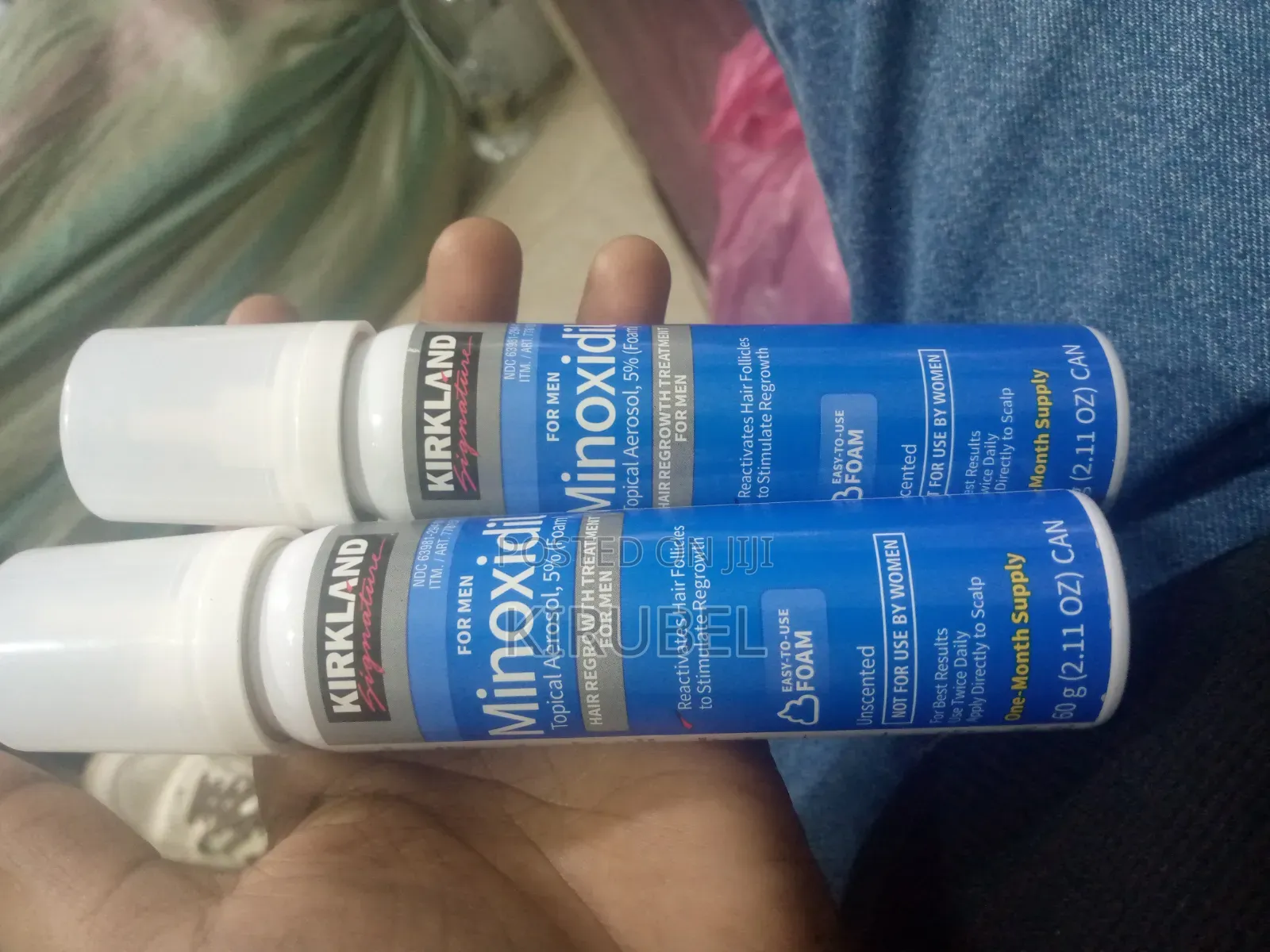 ቀላል አጠቃቀም የሚታይ ለውጥ በ Foam Minoxidil
