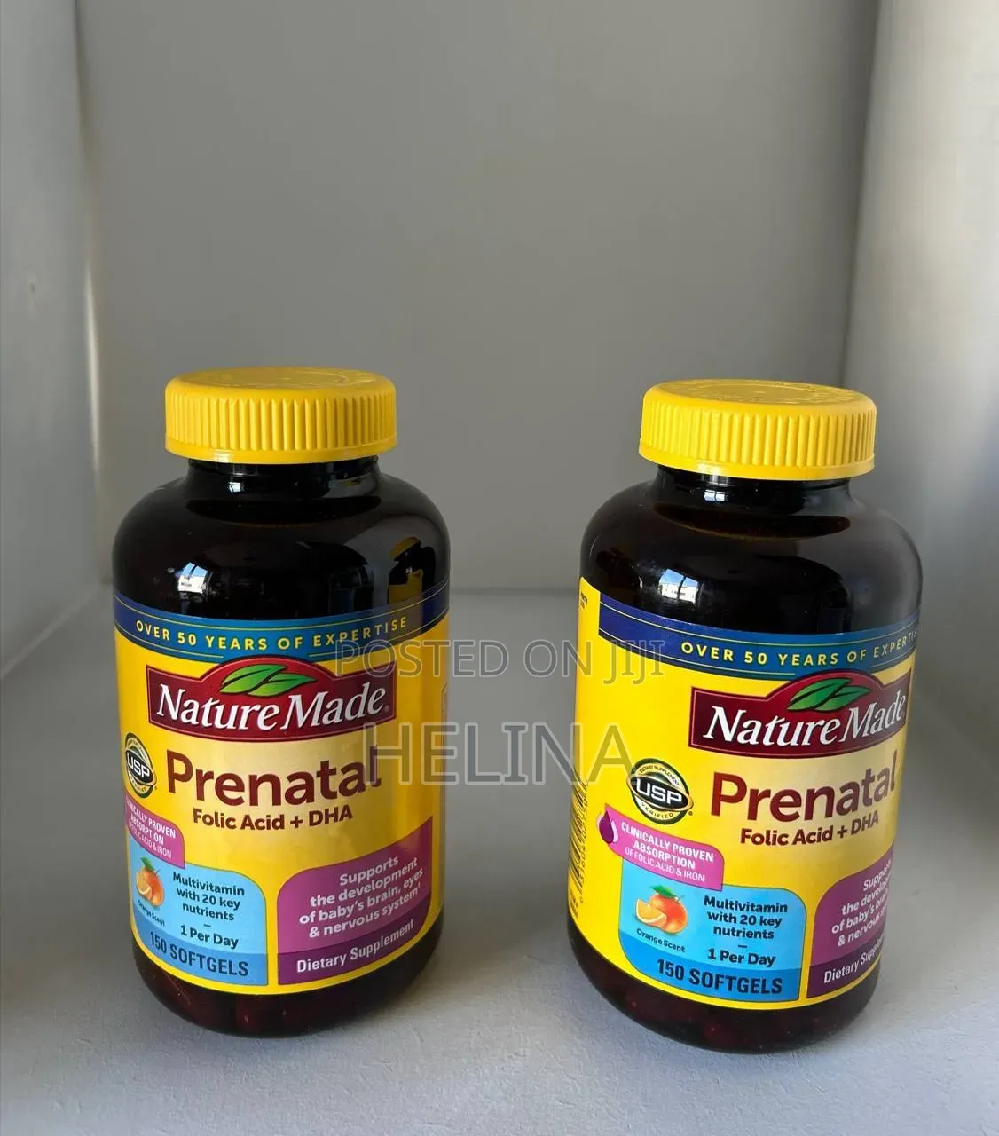 Nature Made Prenatal Folicacid + Dha 150 Softgels Original From Usa