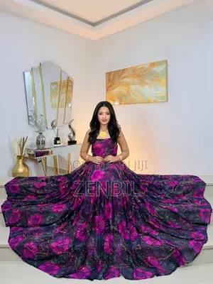 Luxury Singer Chiffon Dress | Zenbil Chiffon Ethiopia