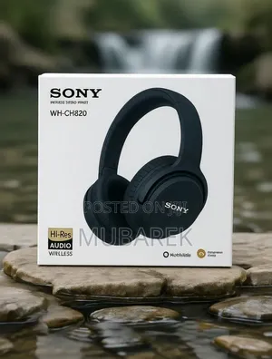 Sony Wh-Ch820 Over-Ear Wireless Bluetooth Headphones - Black