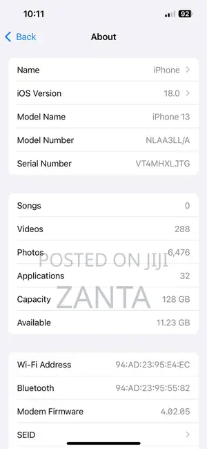Apple iPhone 13 128 GB Red