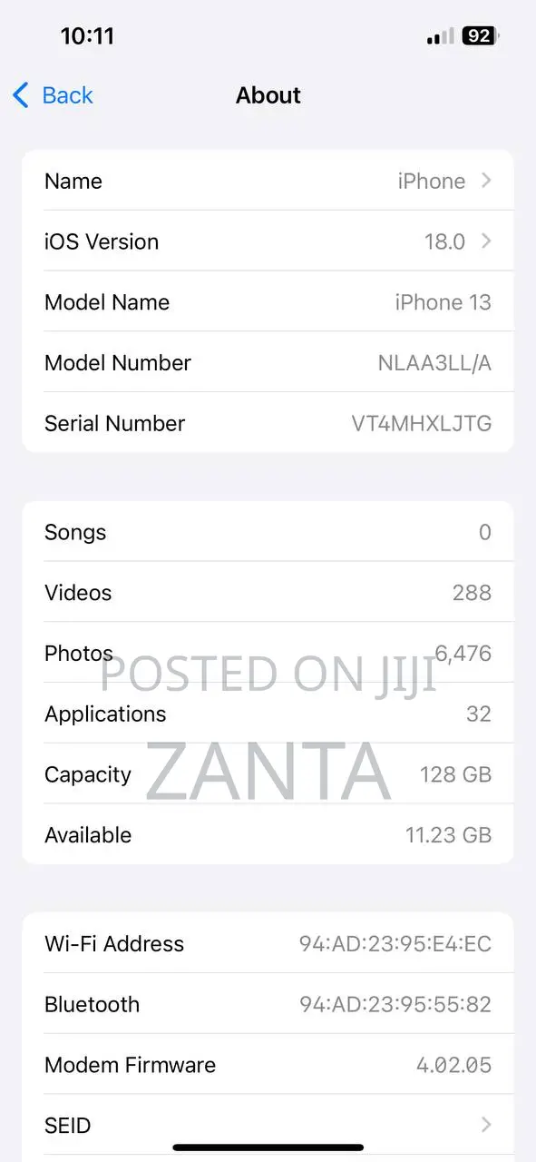 Apple iPhone 13 128 GB Red