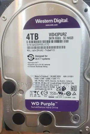 4tb Wd Purple Surveillance HDD