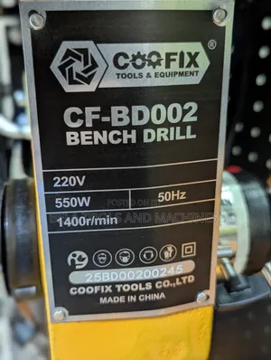 Coofix Stand Press Drill Bench Drill Machine 550w 16mm Chuck Quality