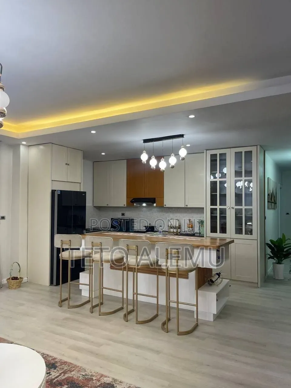 Furnished 2bdrm Apartment in የተሟሉ ዘመናዊ Guest, Bole for rent