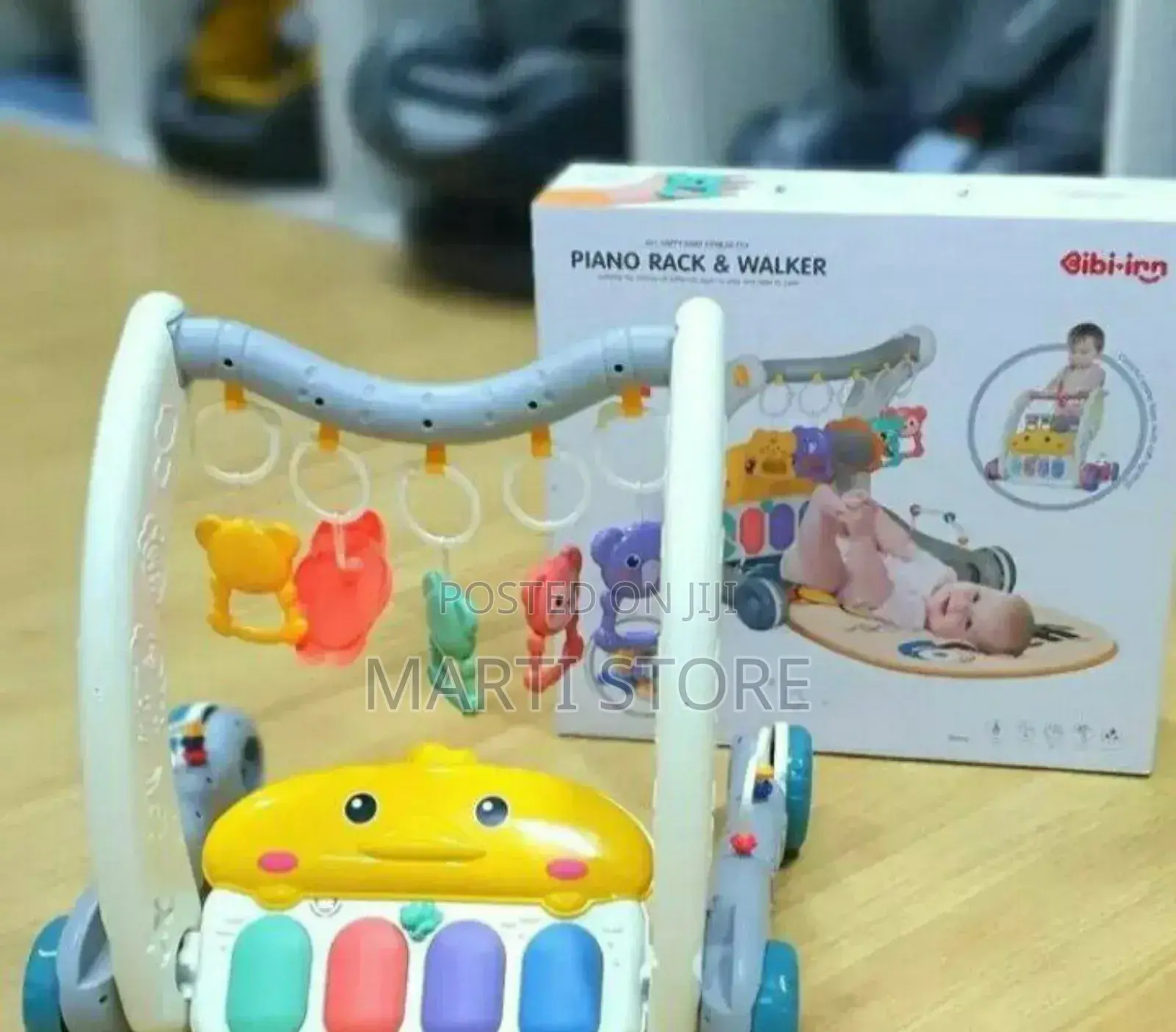 2-in-1 Piano Rack Baby Walker