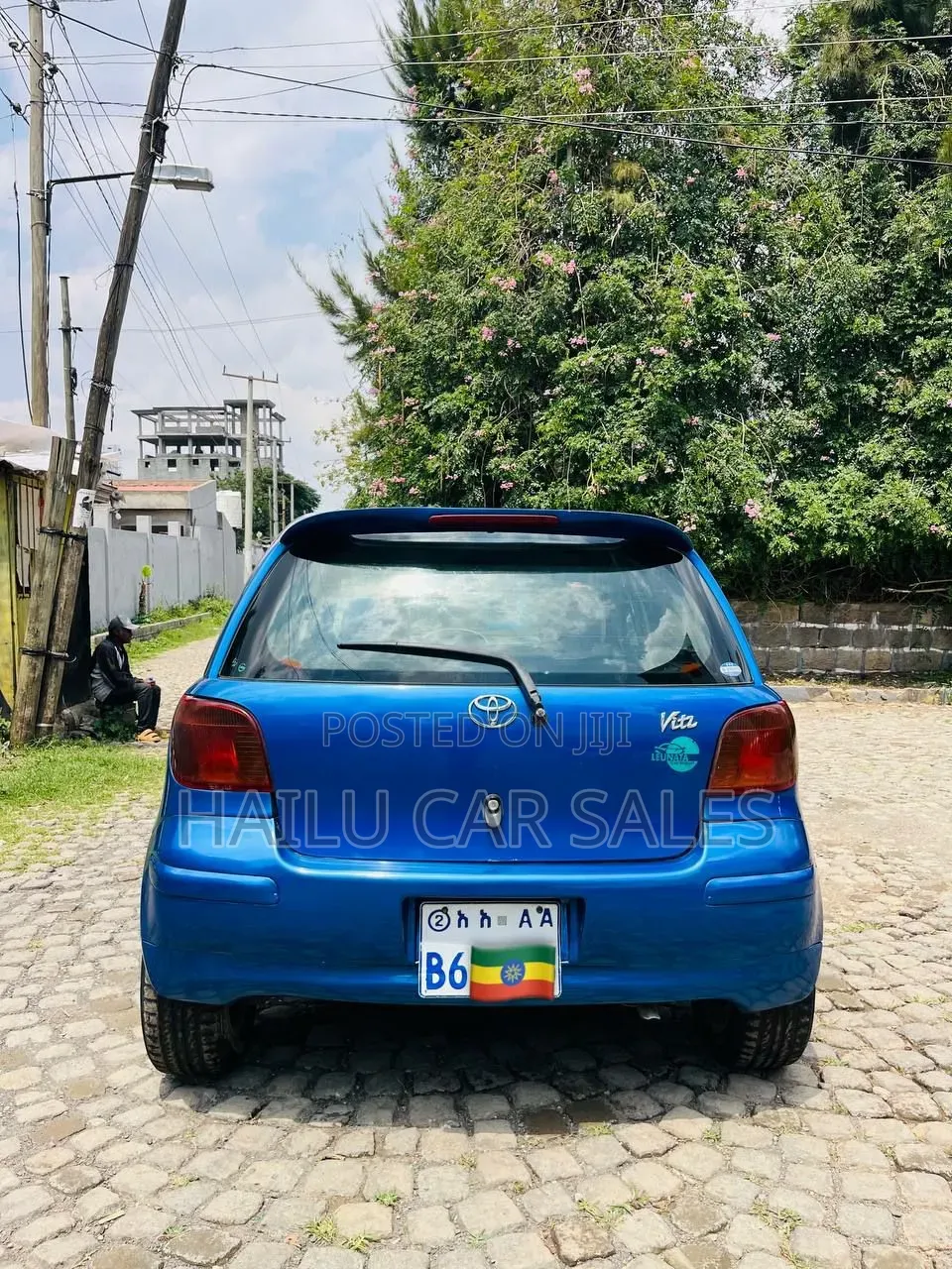 Toyota Vitz 2002 Blue