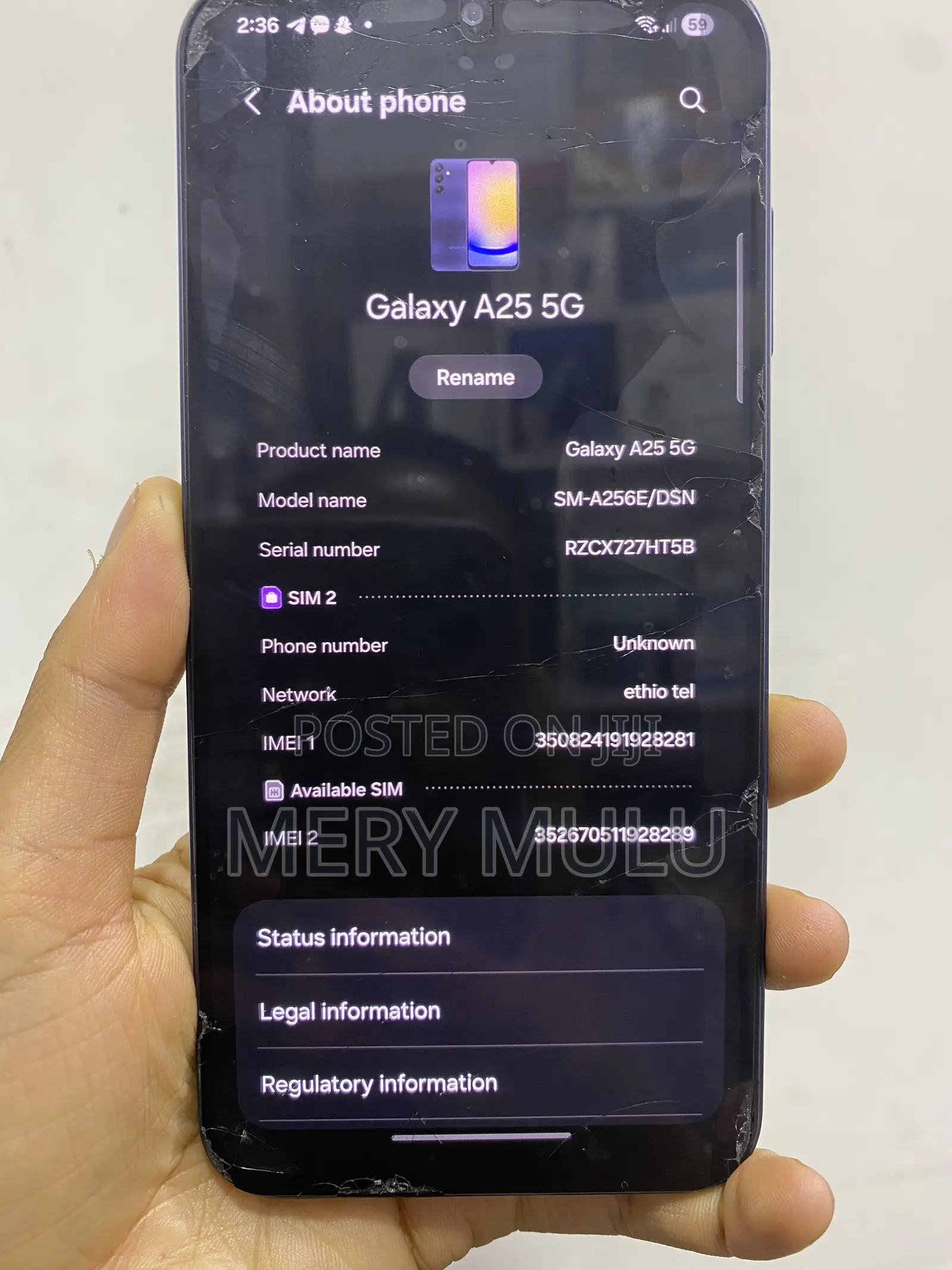 Samsung Galaxy A25 128 GB Blue