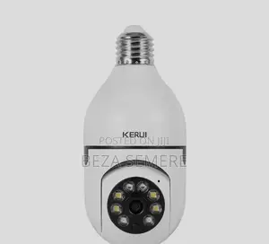 Smart Indoor Bulb Camera – 360° Wireless Baby Pet Monitor Cam