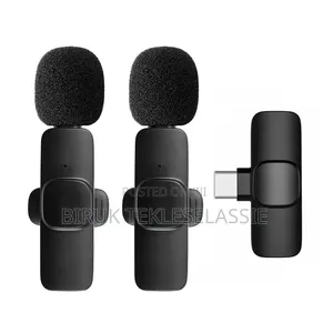 Dual Wireless Mic for Android Type C Wireless Microphone
