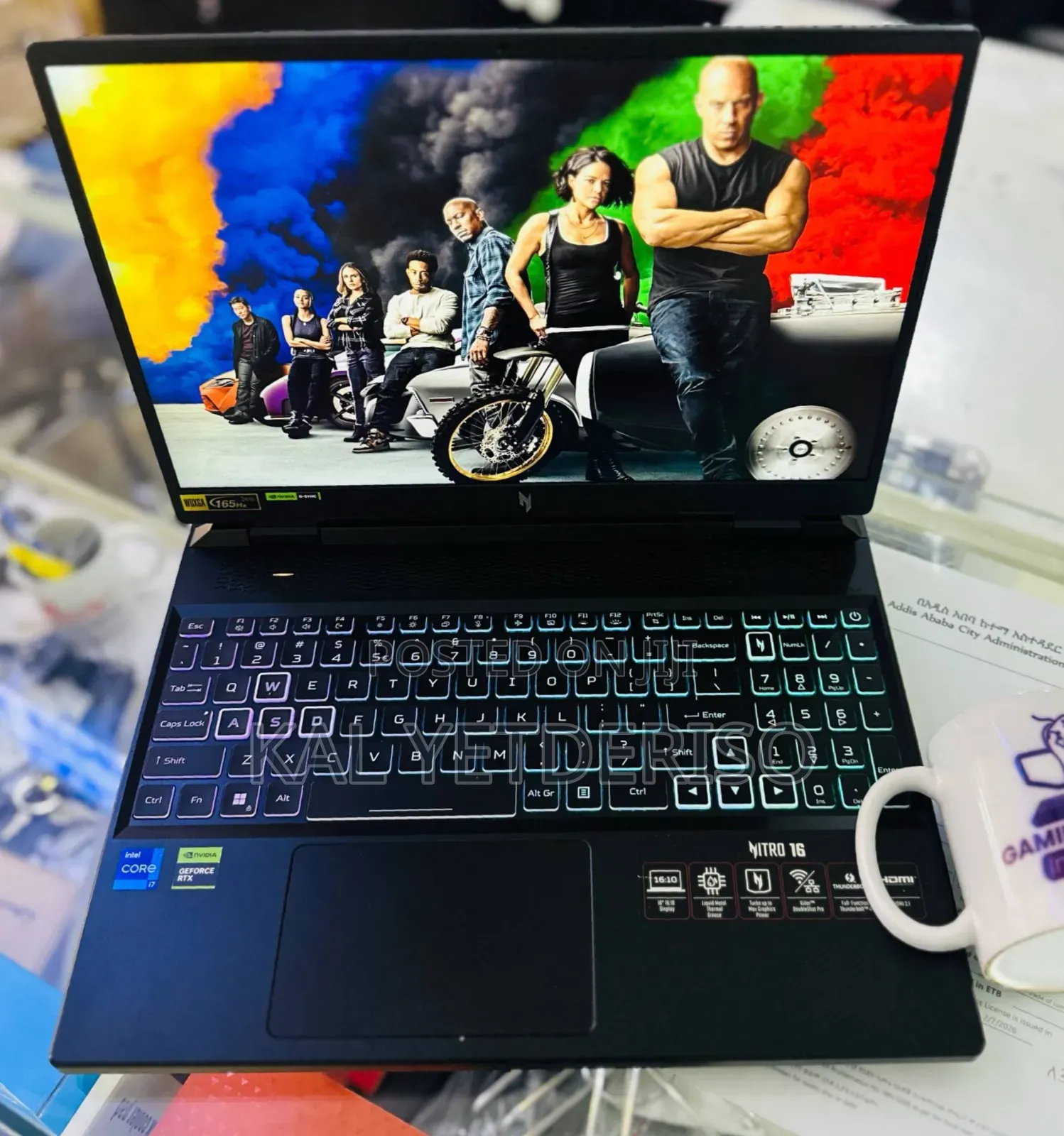 New Laptop Acer Predator Helios Neo 16 16GB Intel Core i7 SSD 1T