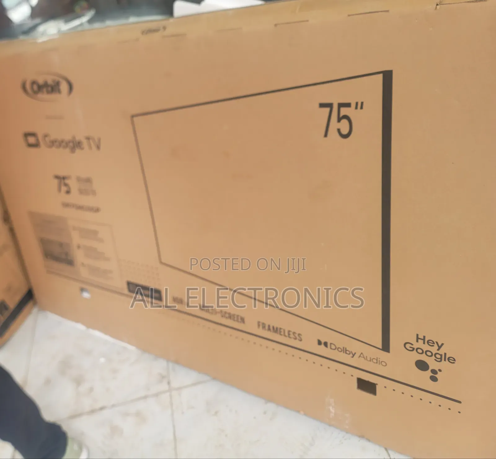 Orbit 75"Google Ultra Hd Qled Tv