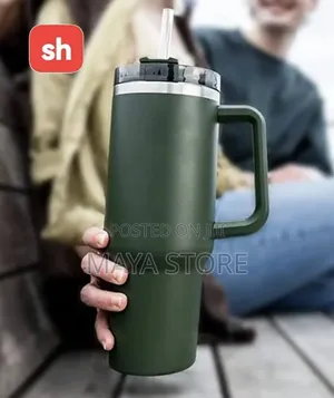 Double Layer Stainless Steel Isolated With Straw
