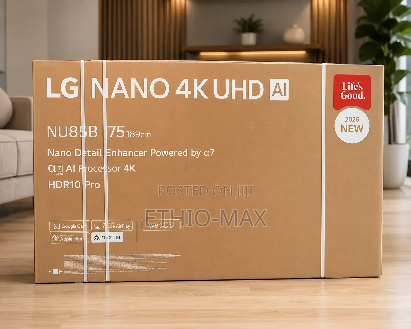 Lg 75" Nano Uhd Tv – Bigger Screen, Brilliant Colors, Unlimited