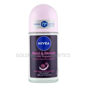 Nivea Pearl Beauty Black Pearl Roll-on Deodorant 50ml 72h Protection