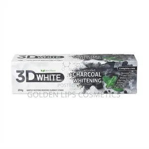 3d White Activated Charcoal Whitening Toothpaste