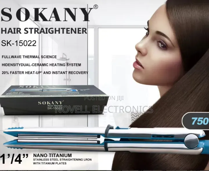 Sokany Nano Titanium Hair Straightener (Sk-15022)