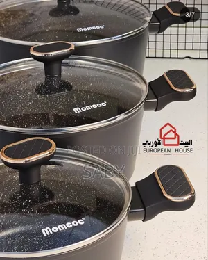 Momcoc Cookware Set
20cm, 24cm and 28cm
