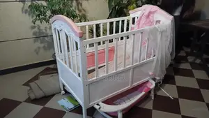 Kids Pink White Bed
