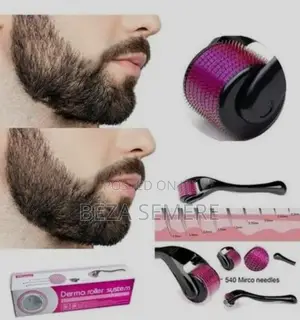 Titanium Derma Roller - ለፊት እና ለፂም ማሳደጊያ የሚሆን
