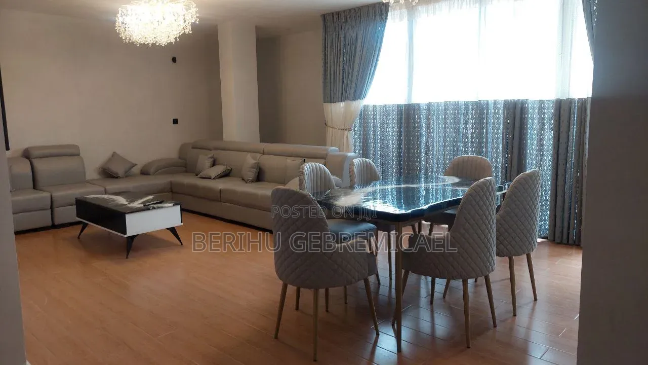 Furnished 2bdrm Apartment in ሳሚት, Bole for rent