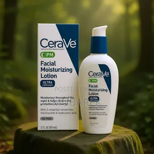 Cerave Pm Nightly Face Moisturizer With Hyaluronic Acid Ceramide