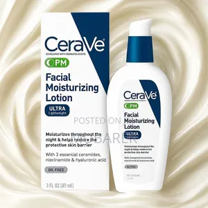Cerave Pm: Ultra-Lightweight Night Moisturizer