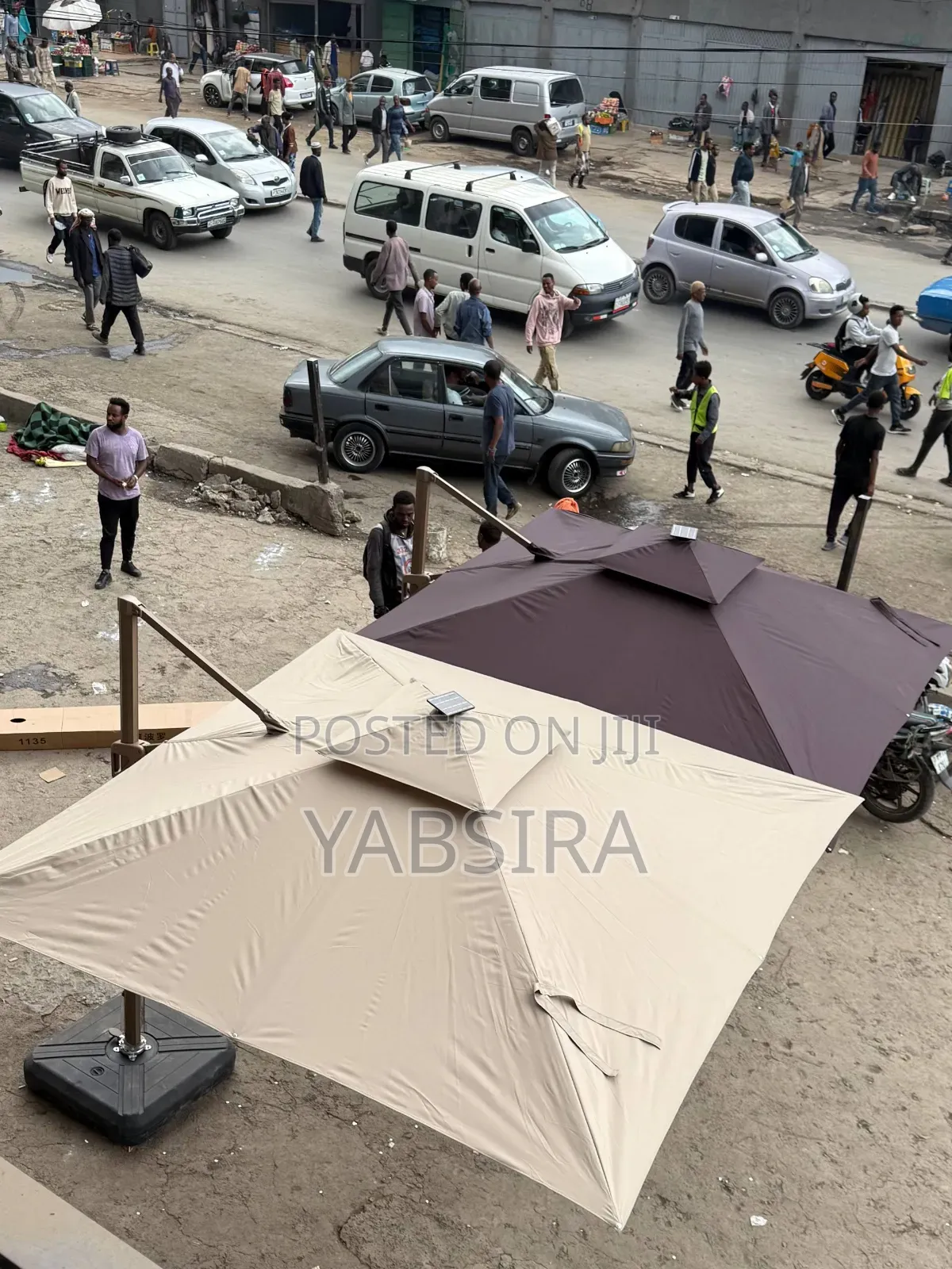 Umbrella 3x3 ባለ መብራት ጥላ” Umbrella