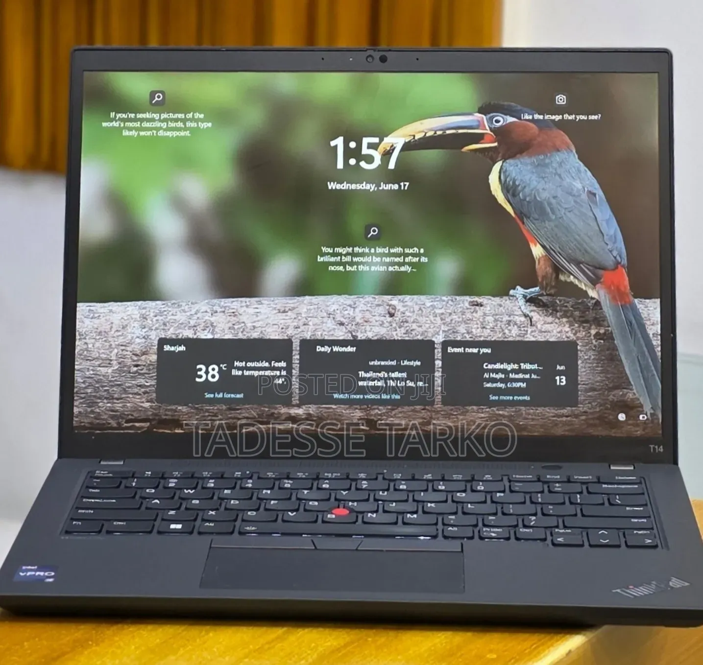 New Laptop Lenovo ThinkPad T14s G4 16GB Intel Core i7 SSD 512GB
