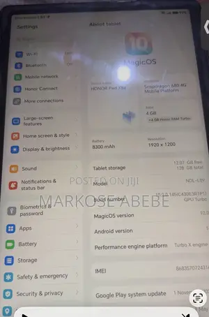 Honor Pad X8 Lite 128 GB Gray