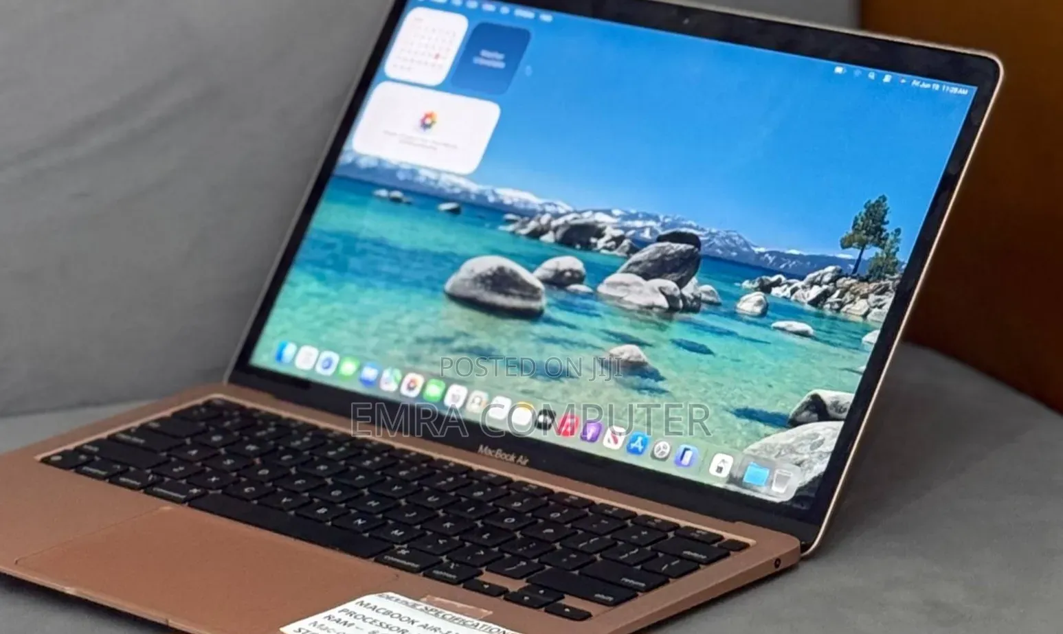 New Laptop Apple MacBook Air 2020 M1 8GB Apple M1 SSD 512GB