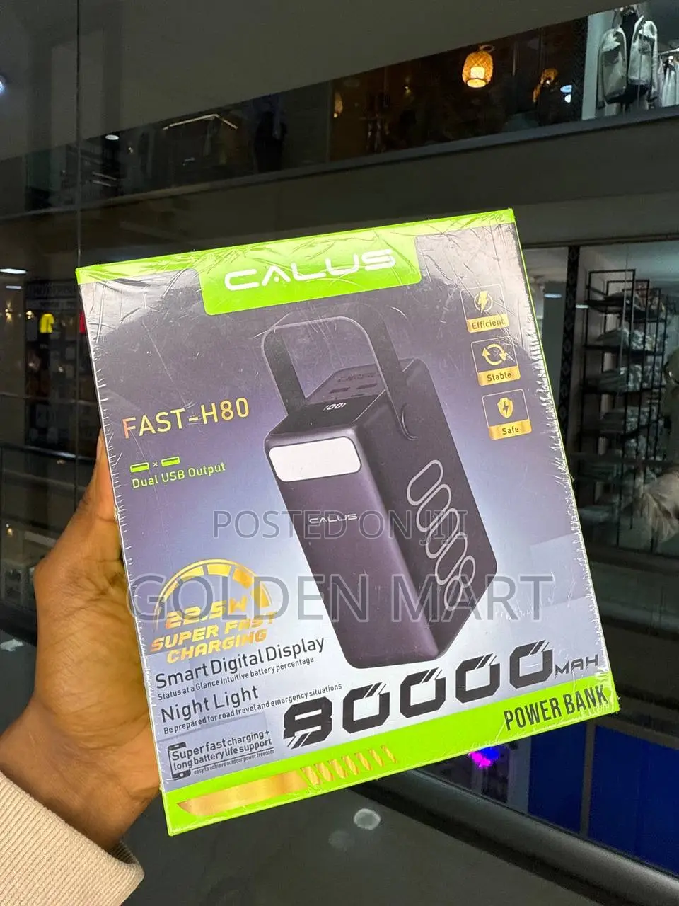 Original Calus 80000mah 22.5w Fast Charging Power Bank