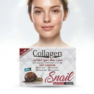 Collagen Snail Beauty Soap – Deep Cleansing Brightening Skin Care