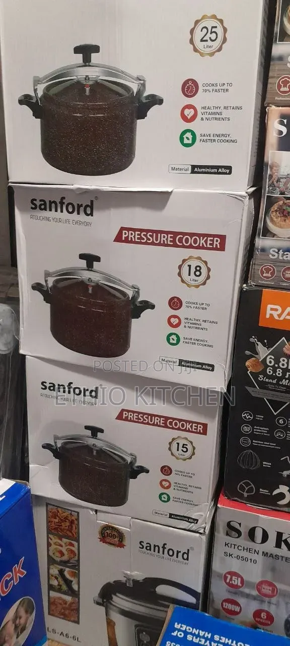 Sanford Aluminium Alloy 12l Pressure Cooker