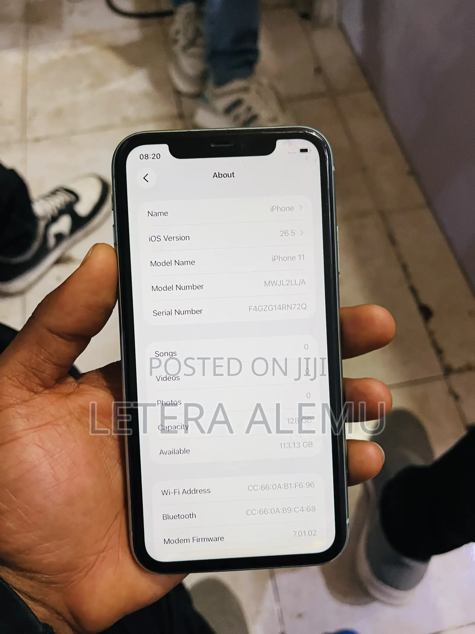 New Apple iPhone 11 128 GB Blue