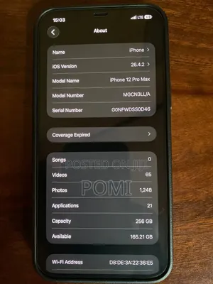 Apple iPhone 12 Pro Max 256 GB Blue