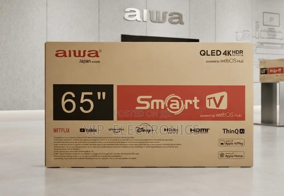 Aiwa 65 Inch Tv Qled Uhd Smart Tv – Webos Hub, Hdr, Thinq Ai,