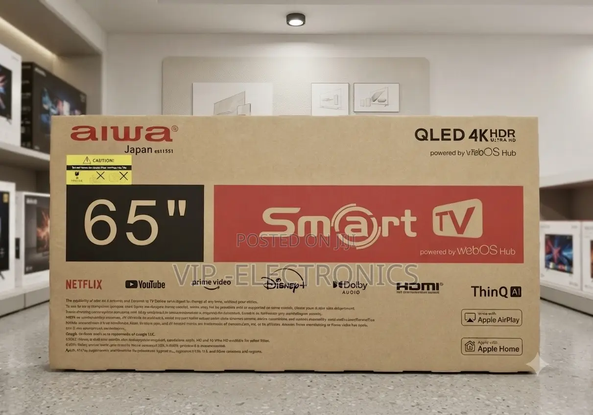 Aiwa 65 Inch Tv Qled Uhd Smart Tv – Webos Hub, Hdr, Thinq Ai,