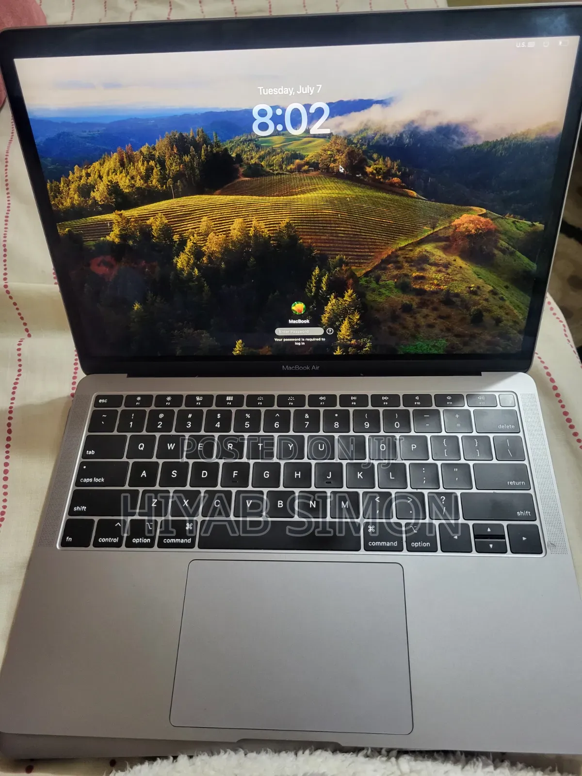 Laptop Apple MacBook Air 2019 16GB Intel Core i5 SSD 256GB