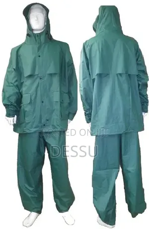ጥራቱን የጠበቀ የዝናብ ልብስ በዚፕ (Free Size) - / Raincoat for Sale