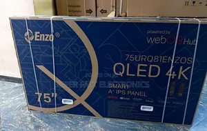 ​Enzo Tv 75 Inch Qled Smart Powered by Webos Hub With A+ Ips Panel