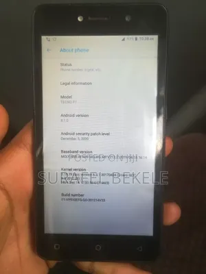 Tecno F1 8 GB Black